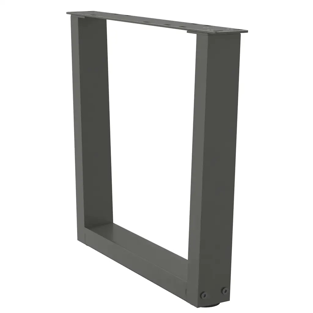 Gambe per Tavolino da Caffè a Forma di V 2 pz Antracite 50x(42-43,3) cm Acciaio 4012630