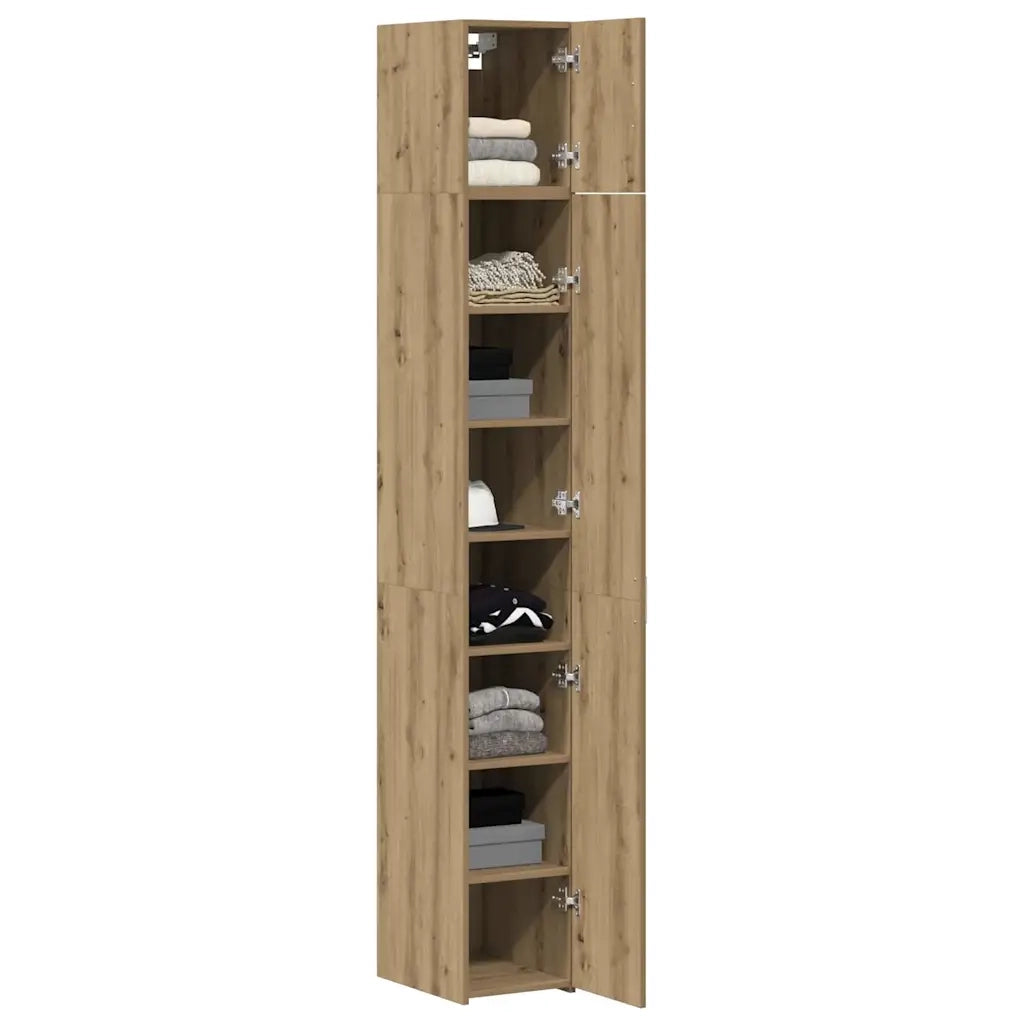 Armadio 3 pcs Rovere artigianale 30 x 42,5 x 225 cm