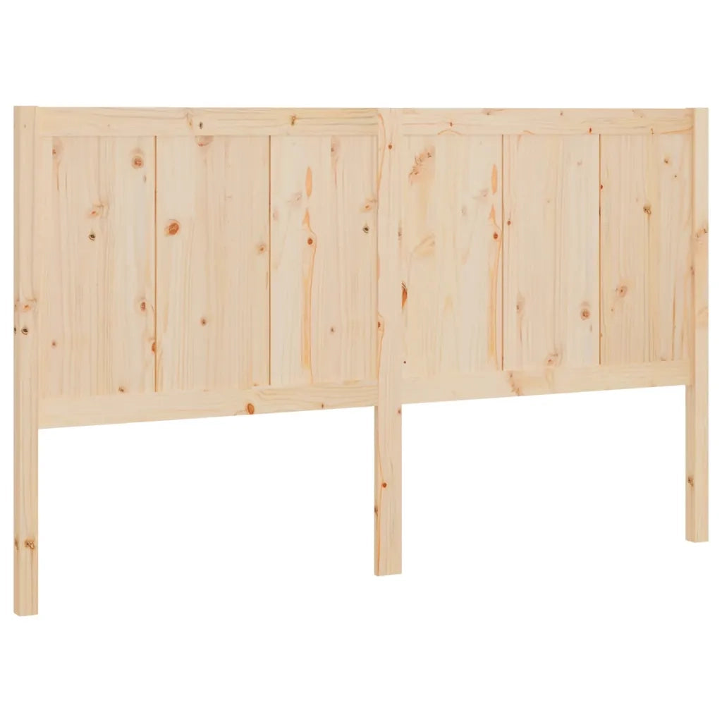 Testiera | Testata per Letto 125,5x4x100 cm in Legno Massello di Pino