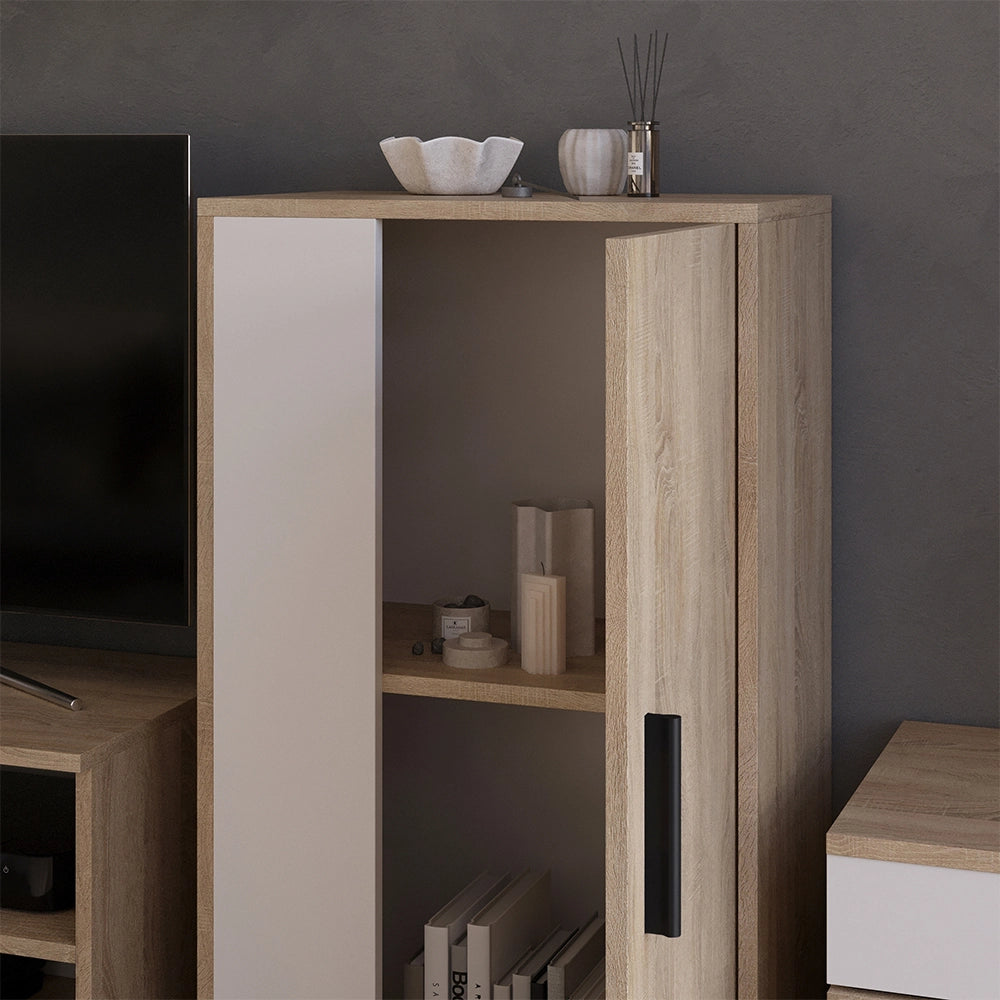 Vicco Cassettiera Sonoma/Bianco 50.1 x 87.3 cm con 2 scomparti