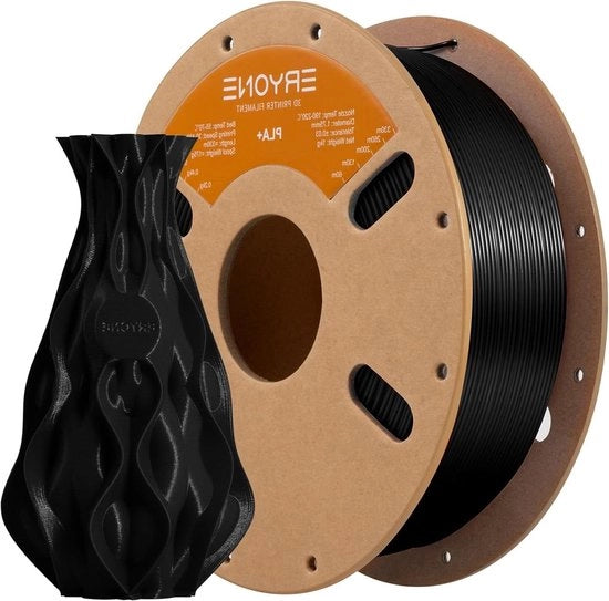 Filamento PLA Plus 175 mm +/- 003 mm Nero 1 kg Spira 3D Pen