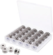 25 set di chiodi metallici per macchina da cucire - Scatola di conservazione - Compatibile con diversi marchi - Accessorio utile per le macchine da cucire - Per cucire e progetti di hobby