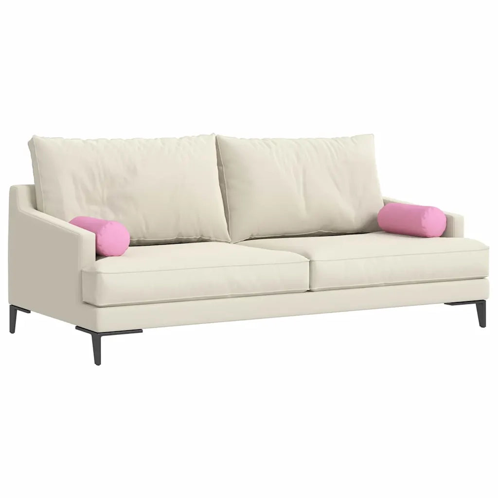 Cuscini a rullo 2 pcs Rosa Ø 15 x 40 cm Tessuto