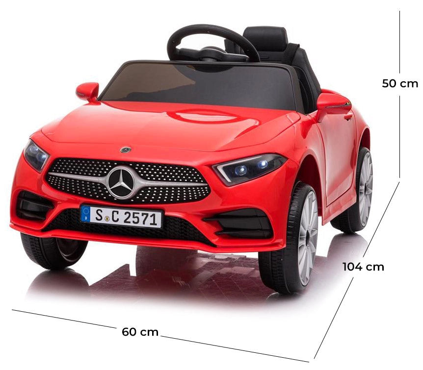 Macchina Elettrica per Bambini 12V con Licenza Mercedes CLS 350 AMG Rossa