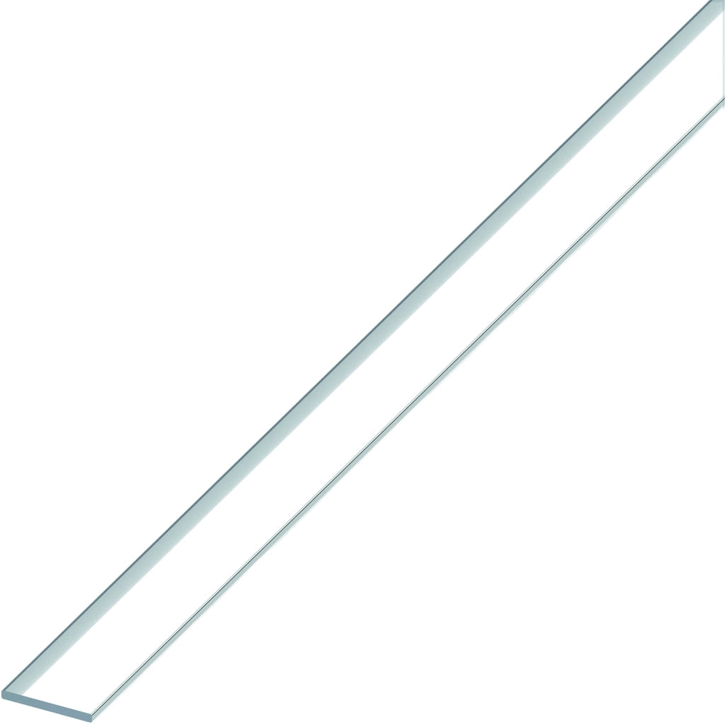 Alfer PROFILO BARRA PIATTA ALLUMINIO Argento Cromato mm. 25x2 mt. 2 5.00 pz