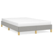 Letto matrimoniale | Letto per adulti | Giroletto senza Materasso Grigio Chiaro 120x200 cm Tessuto