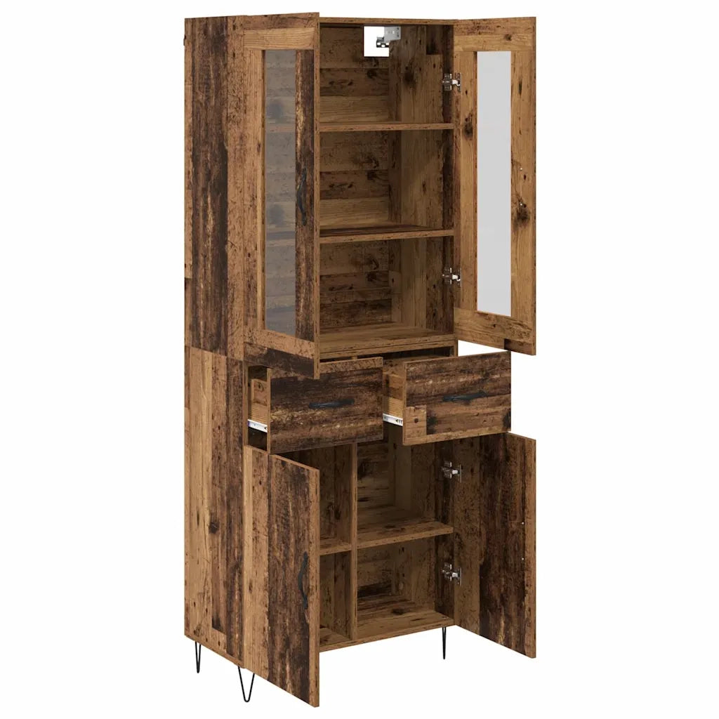 Credenza Legno vecchio 69,5 x 34 x 90 cm Legno multistrato