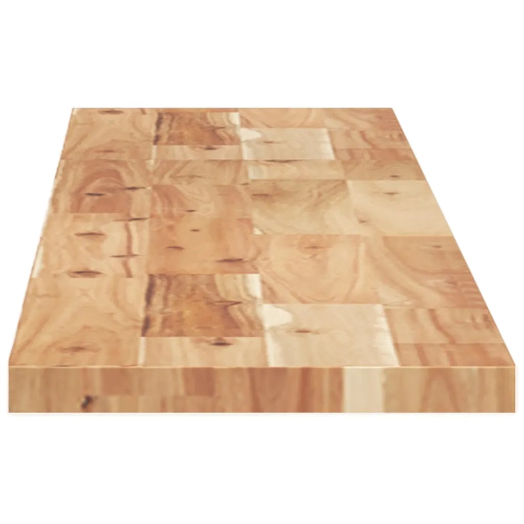 Piano Tavolo | Superficie Tavolo | Piano Scrivania Rettangolare 120x20x2 cm Legno Massello di Acacia