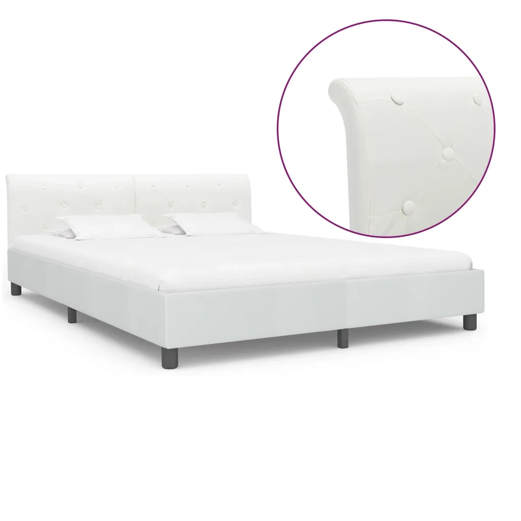 Giroletto Bianco in Similpelle 180x200 cm cod mxl 58144