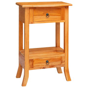Tavolo Consolle | Tavolo d'Ingresso con cassetto Naturale 50,5 x 30 x 75,5 cm