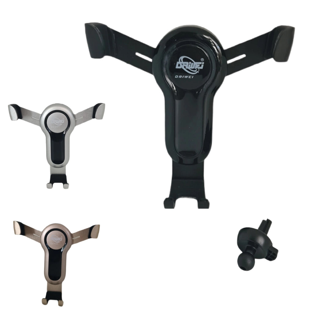 PORTA CELLULARE SUPPORTO AUTO BOCCHETTE ARIA UNIVERSALE SMARTPHONE GRAVITA' 9277