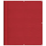 Paravento da Balcone Rosso 120x700 cm 100% Poliestere Oxford CFW6704796