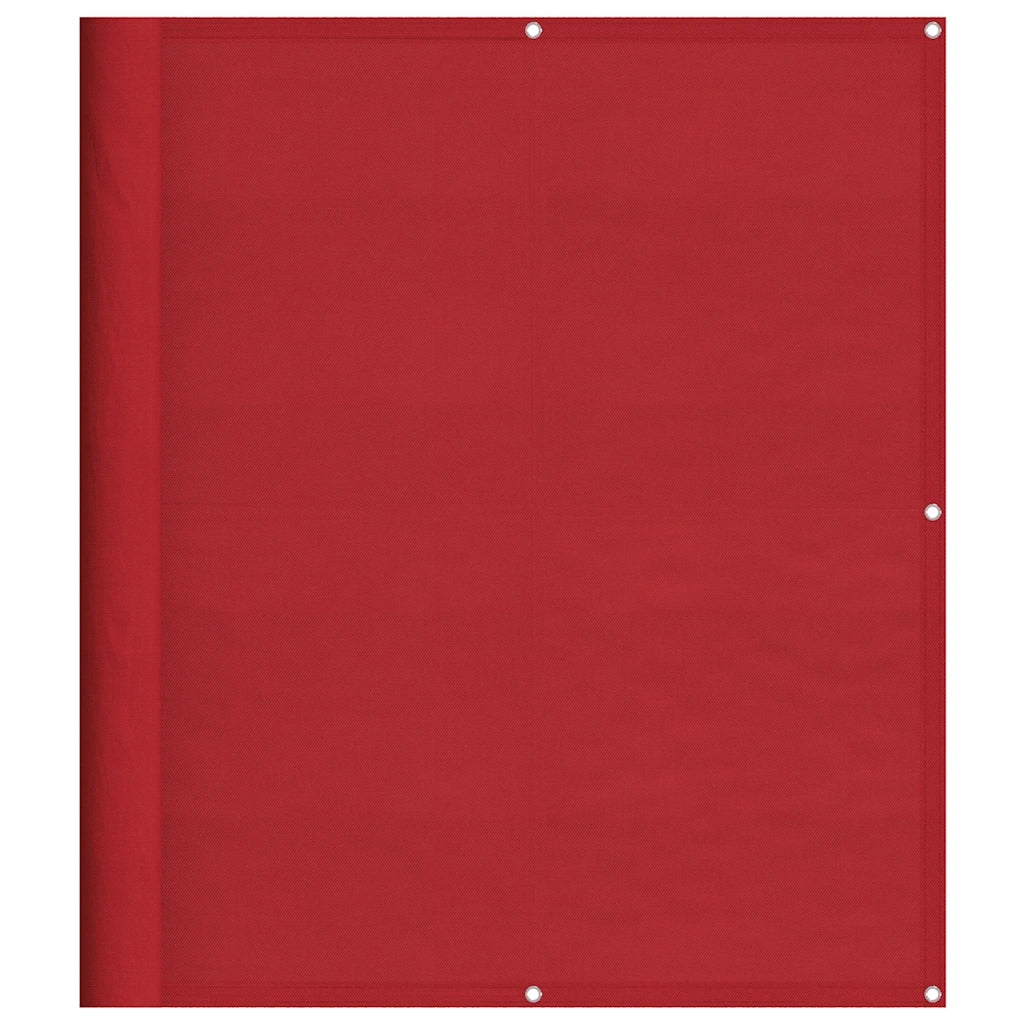 Paravento da Balcone Rosso 120x700 cm 100% Poliestere Oxford CFW6704796