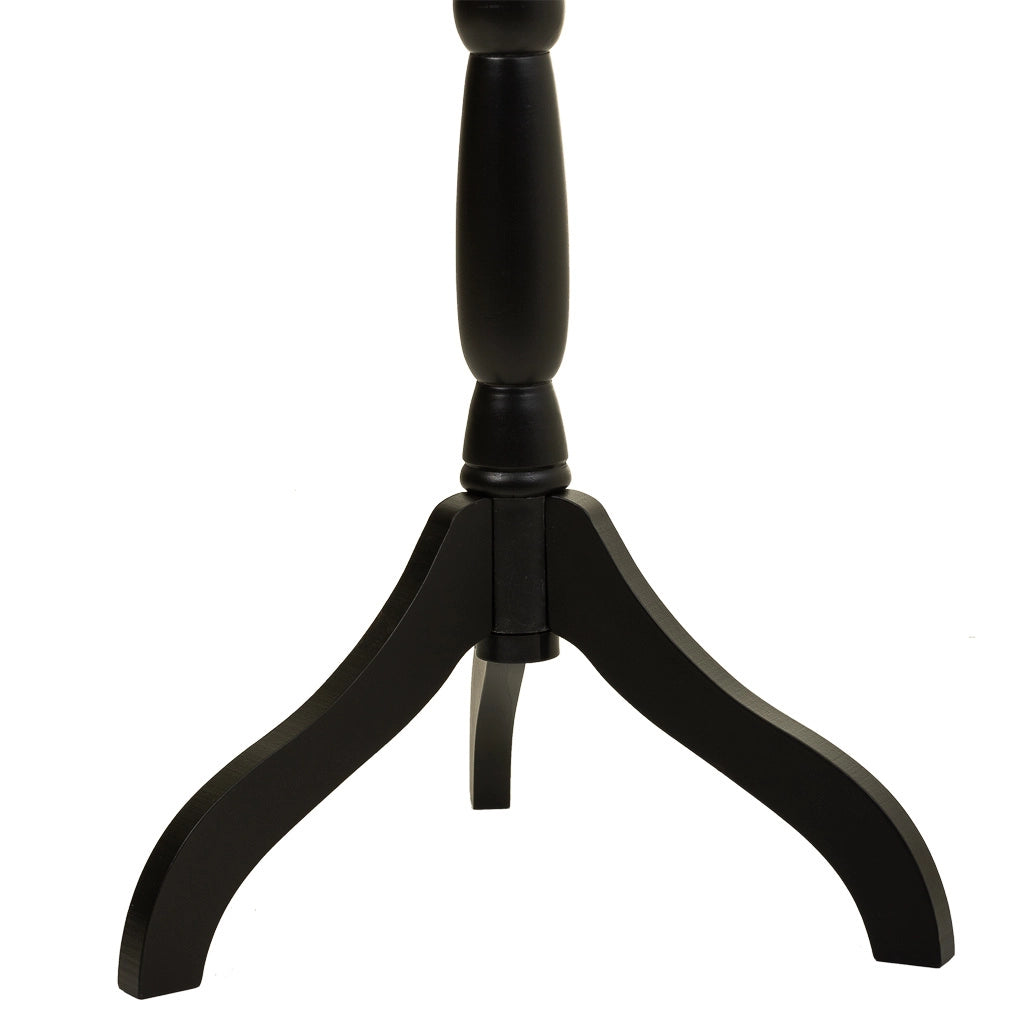 Manichino in legno e schiuma rivestito in tessuto nero 24x37,5x168h