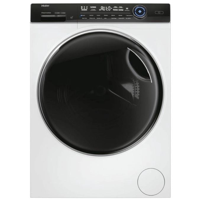 Haier I-Pro Serie 7 Plus, Lavatrice Carica Frontale 9 KG, 10% più efficente della classe A, 1400 giri, Bianco, Direct Motion, Refresh, Wi-Fi, HW90BD14979EUGIT