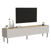 Scopa, Mobile Porta tv un Ripiano, 200x40x52h cm Beige