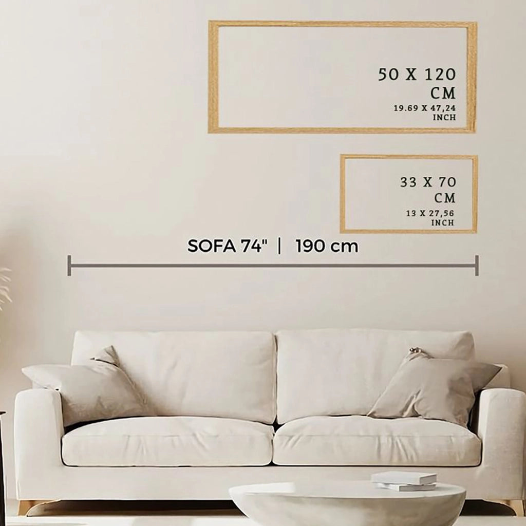 Mirorase, Quadro Materiale Struttura in Legno Nobilitato, 50x120h cm Multicolore