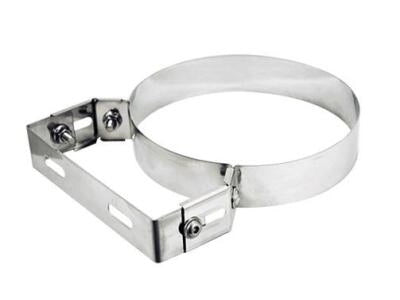 COLLARI REGOLABILI PER TUBI INOX DIVERSI DIAMETRI FUMISTERIA RISCALDAMENTO
