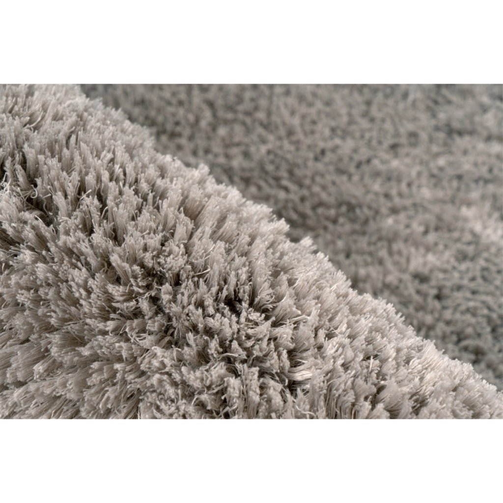 Tappeto Shaggy Bali 100 in Grigio Argento Soft-Touch