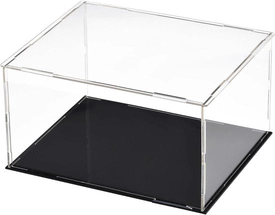 Vetrina acrilica per protezione di oggetti da collezione 20x15x10cm con funzione di chiusura ermetica