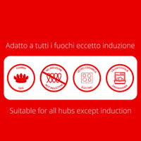 Bistecchiera Antiaderente 1 Manico 26x26 cm Olympia Hard Cook