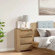 Comodino-Tavolino da notte Rovere Artigianale 40x35x62,5 cm in Legno Multistrato