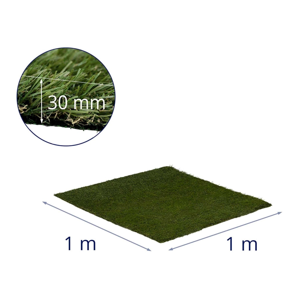Erba sintetica 100 x 100 cm altezza: 30 mm numero di maglie: 20/10 cm resistente ai raggi UV 14_0007373