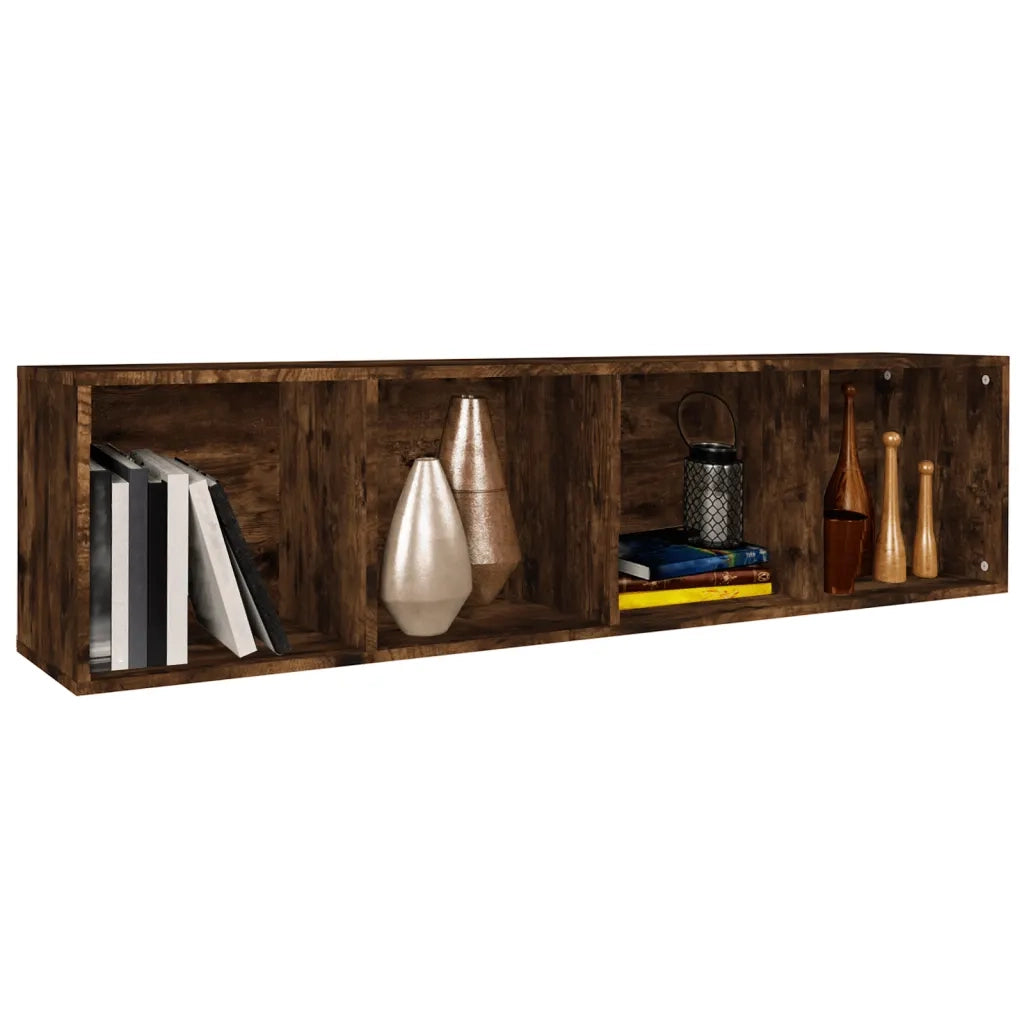 Libreria/Mobile TV Rovere Fumo 36x30x143cm in Legno Multistrato cod mxl 18187