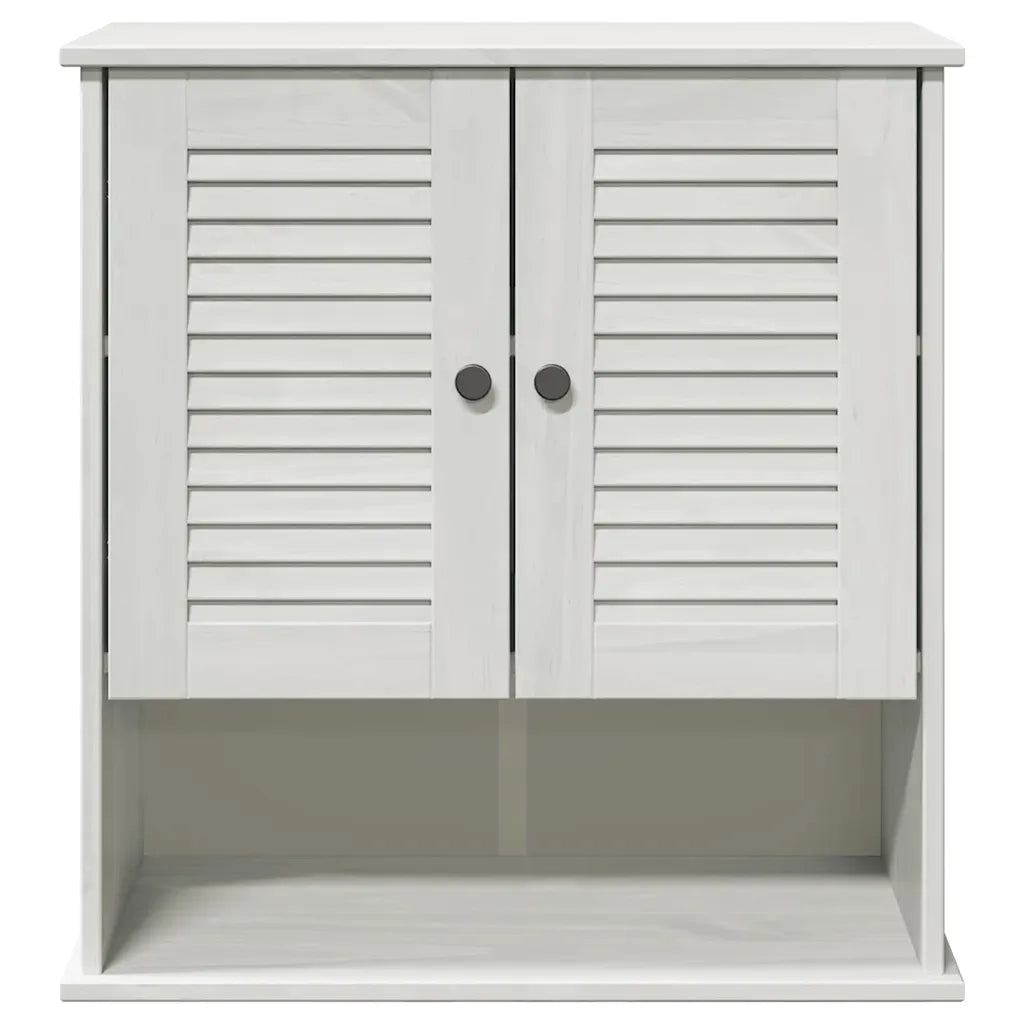 Mobile da Bagno | Armadio da bagno VIGO Bianco e Bianco Antico 67,5 x 34 x 71,5 cm