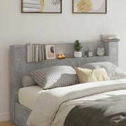 Testiera Grigio cemento 180 x 16,5 x 103,5 cm Legno multistrato 3418691