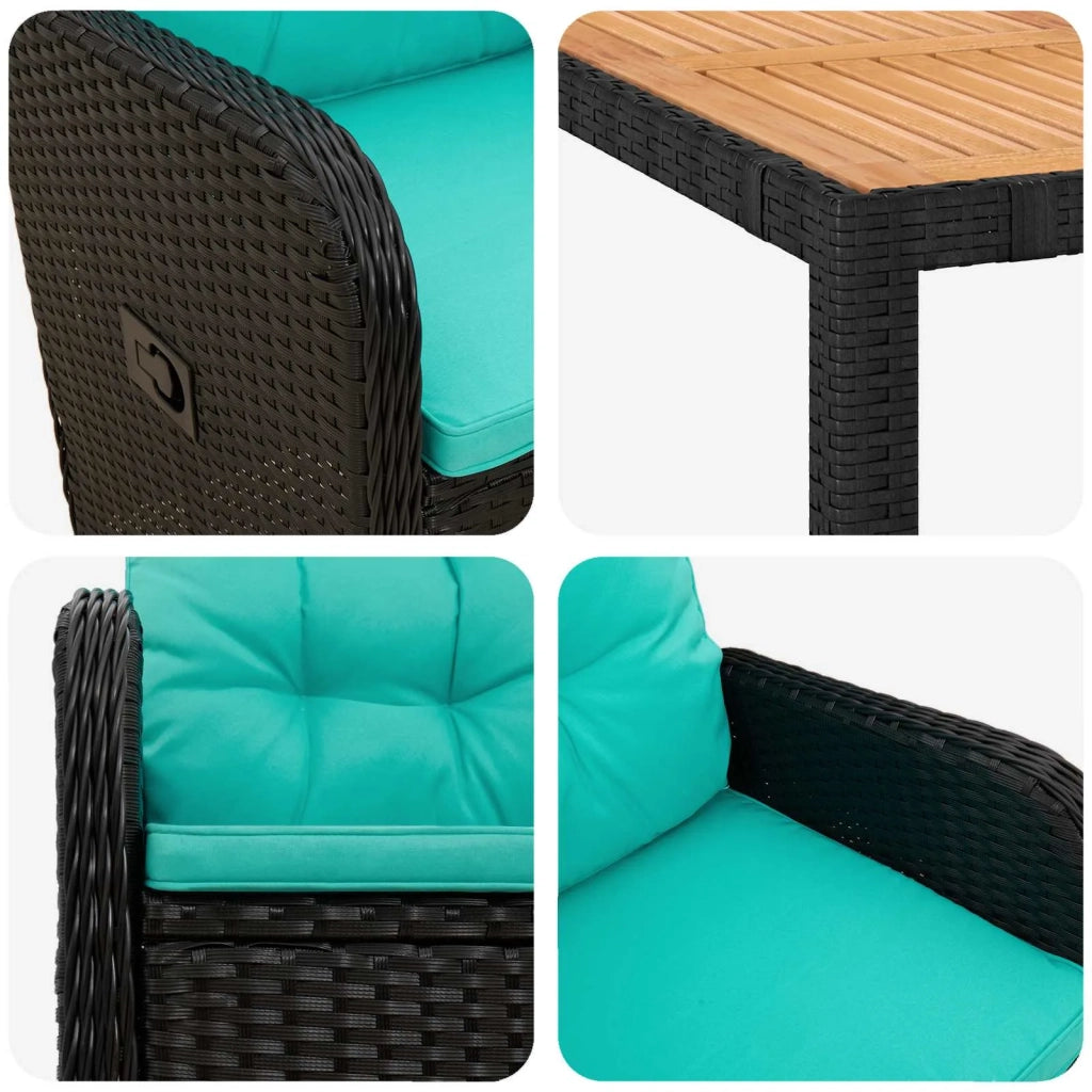 Set da pranzo per esterni 5 pz 3422272