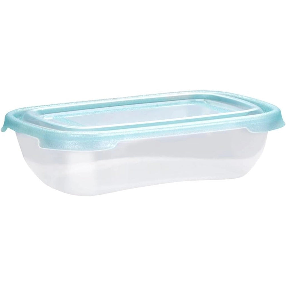 Set 13 Contenitori per Alimenti con Coperchio Ideale per Microonde e Congelatore in Plastica