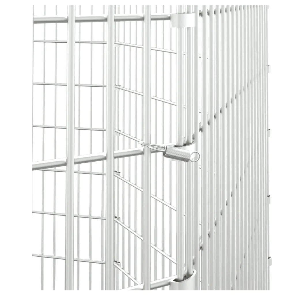 Conigliera con 8 Pannelli 54x100 cm Ferro Zincato cod mxl 53754
