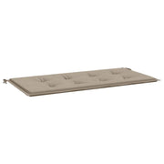 Cuscino per Panca da Giardino Grigio Talpa 120x50x3 cm cod mxl 48676
