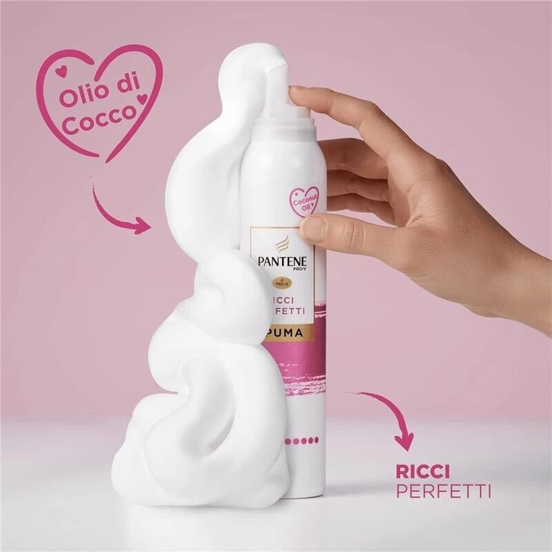 PANTENE PRO-V SPUMA RICCI PERFETTI 200ML RICCI DEFINITI CON OLIO DI COCCO N5
