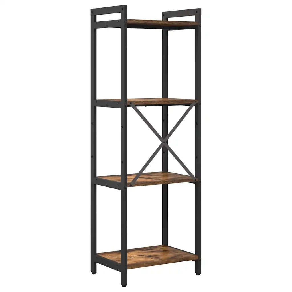 Libreria 40 x 30 x 119 cm Legno ingegnerizzato Rovere fumé 868361