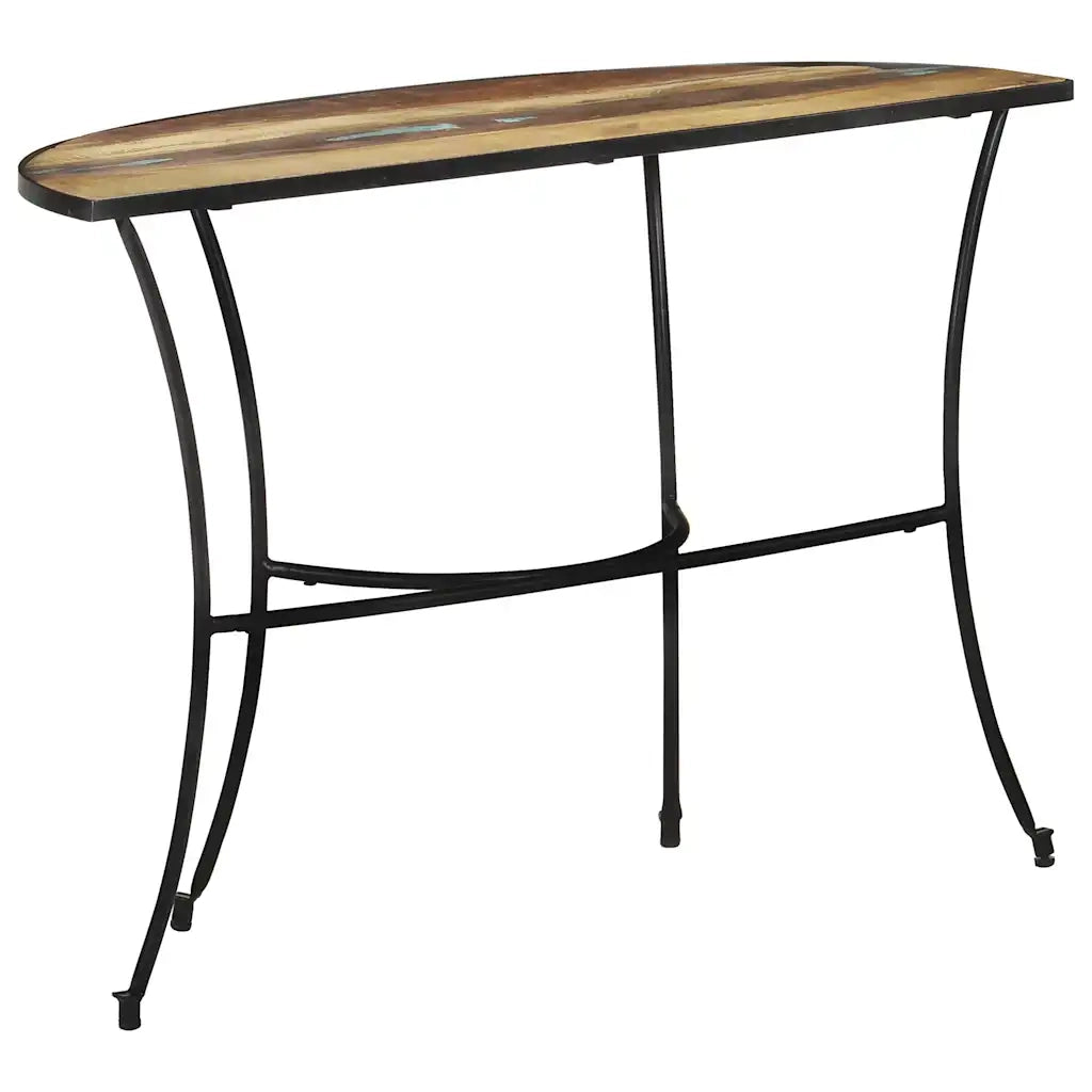 Tavolino Laterale 110x40x77 cm in Legno Massello di Recupero 321949