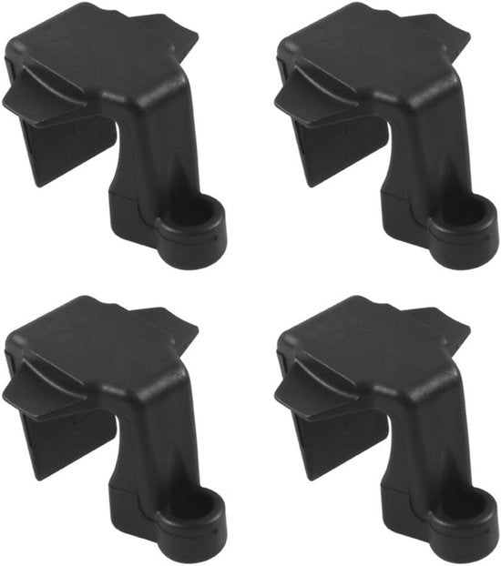 Accessori per auto - Clip per bordo pesante - Antibatteria - 4 pezzi - Accessori per auto - Adattabile - Facile da installare