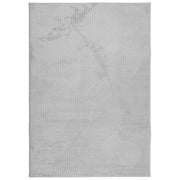 Tappeto del soggiorno | Tappeto IZA a Pelo Corto Aspetto Scandinavo Grigio 120x170 cm