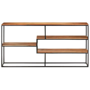 Credenza-Buffet-Armadio da cucina 150x30x75 cm in Legno Massello di Acacia