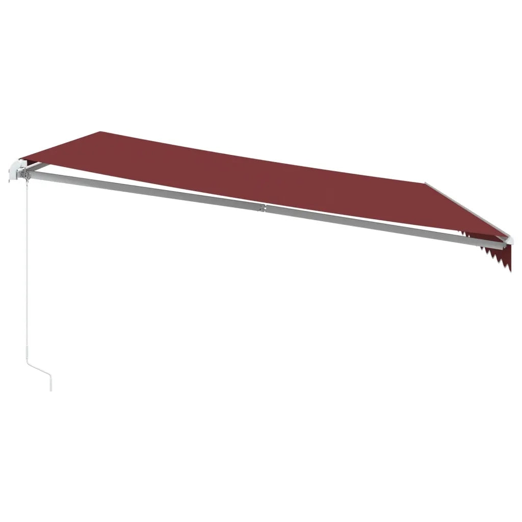 Tenda da Sole Retrattile Manuale Bordò 450x350 cm 3214986
