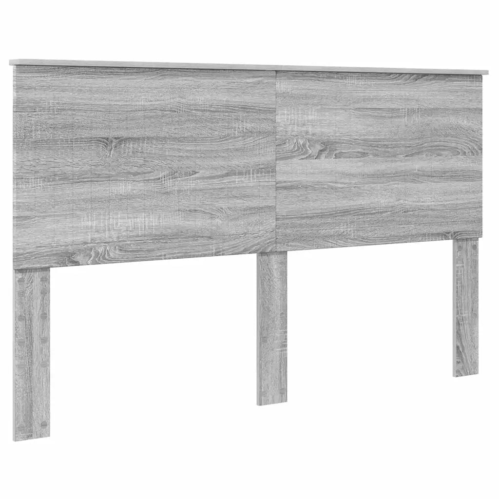 Testiera-Testata-Testiera Decorativa Grigio Sonoma 160 cm Legno multistrato 449169