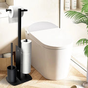 Set di toilette in acciaio inossidabile, in piedi con spazzola per il water, set di toilette in piedi con spazzola per il water