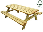TAVOLO PER PICNIC LASA IMPREGNATO 200X148X70 CM