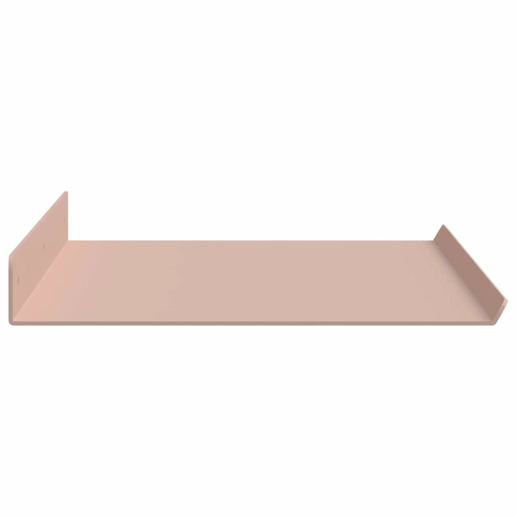 Mensola sospesa 4 pcs Rosa 60 x 18 x 2,5 cm Acciaio