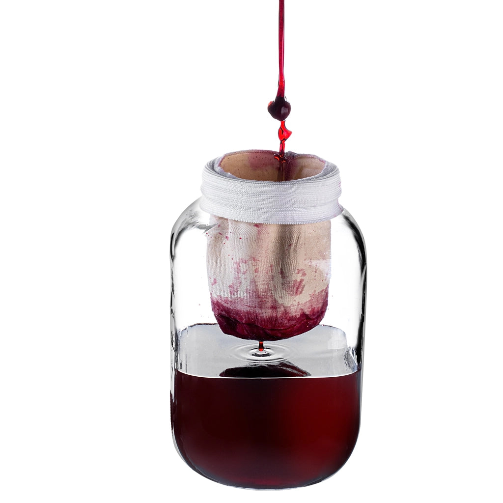 Sacchetto filtro per vino KADAX con elastico, riutilizzabile, 1 litro