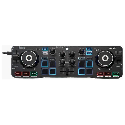 Controller disc jockey hercules 4780884 djcontrol starlight black