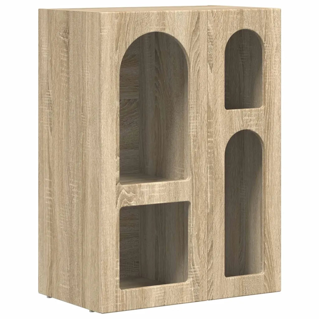 Credenza | Madia | Buffet da pranzo | Armadio da pranzo Rovere Sonoma 59 x 35 x 80.5 cm Legno multistrato