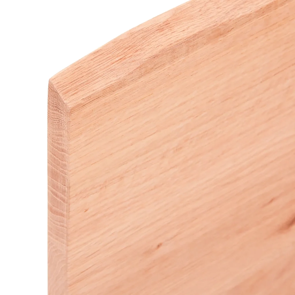 Ripiano Muro Marrone Chiaro 40x30x2 cm Massello Rovere Trattato
