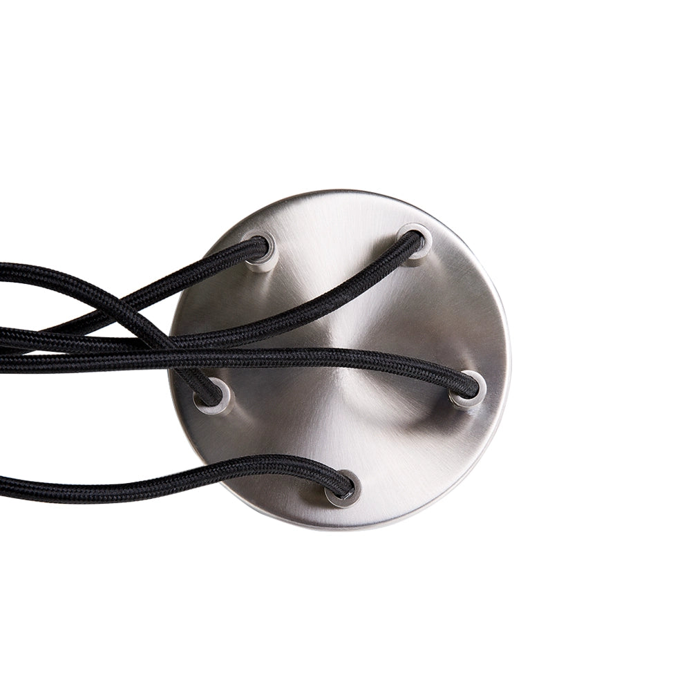 Lampada a sospensione a grappolo a 5 luci in cemento colore grigio stile moderno industriale